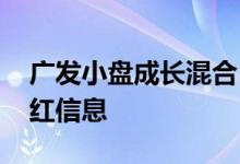 广发小盘成长混合(LOF)（162703）历史分红信息