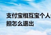 支付宝相互宝个人每年分担多少钱 相互宝分担怎么退出