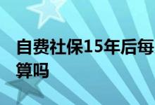 自费社保15年后每月拿多少 自费社保15年划算吗 