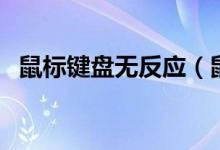 鼠标键盘无反应（鼠标键盘无反应怎么办）