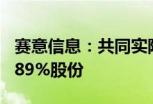 赛意信息：共同实际控制人拟合计减持不超1.89%股份