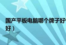 国产平板电脑哪个牌子好性价比高（国产平板电脑哪个牌子好）