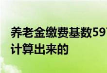 养老金缴费基数5975是什么意思 具体是怎么计算出来的 