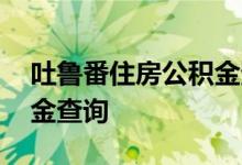 吐鲁番住房公积金查询 吐鲁番个人住房公积金查询