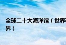 全球二十大海洋馆（世界著名水族馆盘点探索精彩的海底世界）