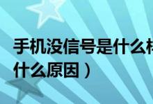 手机没信号是什么样子的图片（手机没信号是什么原因）