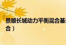 景顺长城动力平衡混合基金分红了几次（基金有哪些投资组合）