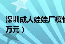 深圳成人娃娃厂疫情期订单翻番（价格最高两万元）