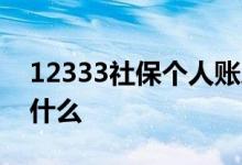 12333社保个人账户查询怎么查 办理条件是什么 