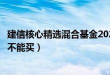 建信核心精选混合基金2021年第三季度表现如何（该基金能不能买）