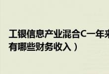 工银信息产业混合C一年来涨了多少（2021年第二季度基金有哪些财务收入）