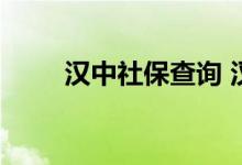 汉中社保查询 汉中个人社保卡查询
