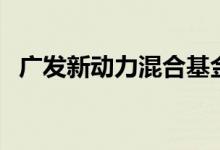 广发新动力混合基金怎么样（买的人多吗）