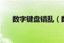 数字键盘错乱（数字键盘错乱怎么办）