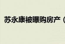 苏永康被曝购房产（豪掷2300万高价入市）