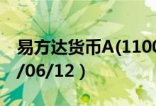 易方达货币A(110006)基金净值多少（2020/06/12）