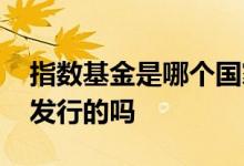 指数基金是哪个国家发行的 指数基金是国家发行的吗