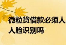 微粒贷借款必须人脸识别吗 微粒贷复借需要人脸识别吗