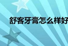 舒客牙膏怎么样好用（舒客牙膏怎么样）