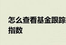 怎么查看基金跟踪的指数 怎么查基金跟踪的指数