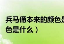 兵马俑本来的颜色是什么色（兵马俑本来的颜色是什么）