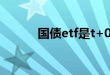 国债etf是t+0吗 国债etf是t0吗