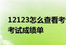 12123怎么查看考试成绩单 12123怎么查看考试成绩单