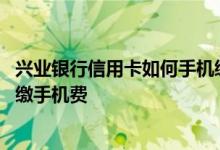 兴业银行信用卡如何手机缴费 兴业银行的信用卡能否在网上缴手机费