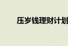 压岁钱理财计划表格（压岁钱理财）