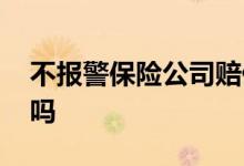 不报警保险公司赔偿吗 不报警保险公司理赔吗