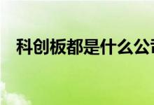 科创板都是什么公司 科创板都是什么公司