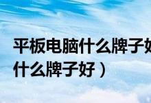 平板电脑什么牌子好而且价格不高（平板电脑什么牌子好）