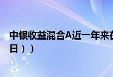 中银收益混合A近一年来在同类基金排名变化如何（（4月8日））