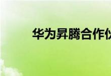 华为昇腾合作伙伴数量超过500家