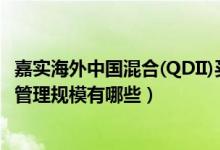 嘉实海外中国混合(QDII)买的人多吗（2020年基金所属公司管理规模有哪些）