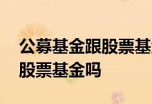 公募基金跟股票基金有啥区别 公募基金就是股票基金吗