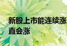 新股上市能连续涨几天 为什么新股前几天一直会涨