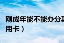 刚成年能不能办分期手机（刚成年能不能办信用卡）