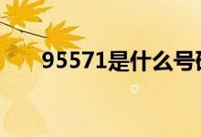 95571是什么号码 95571是什么号码