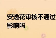 安逸花审核不通过图片 安逸花未通过有什么影响吗