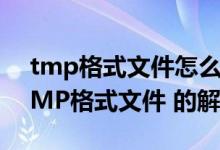 tmp格式文件怎么打开（windows系统中TMP格式文件 的解读）