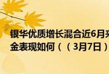 银华优质增长混合近6月来在同类基金中下降32名同公司基金表现如何（（3月7日））