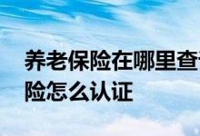 养老保险在哪里查询缴费记录 退休后养老保险怎么认证 