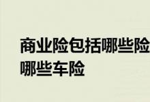 商业险包括哪些险种2021 2021商业险包括哪些车险