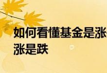 如何看懂基金是涨是跌 怎么样才知道基金是涨是跌