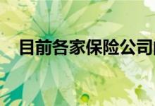 目前各家保险公司的车险品种都大致相同