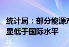 统计局：部分能源产品价格有所上涨但涨幅明显低于国际水平