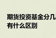期货投资基金分几种 投资理财和基金和期货有什么区别