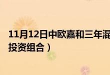 11月12日中欧嘉和三年混合A最新净值是多少（基金有哪些投资组合）