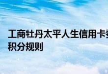 工商牡丹太平人生信用卡费用说明 工商牡丹太平人生信用卡积分规则